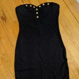 Black bodycon dress